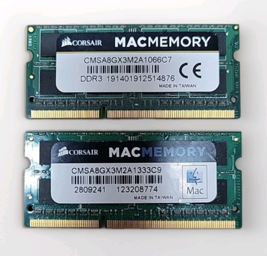 CORSAIR 16GB (2x8GB) DDR3 1333MHz Memory, Apple Mac (CMSA16GX3M2