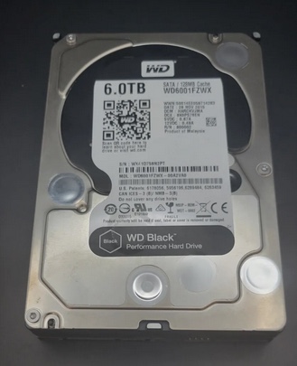 6.0 Terabyte Western Digital SATA Hard Drive WD6001FZWX